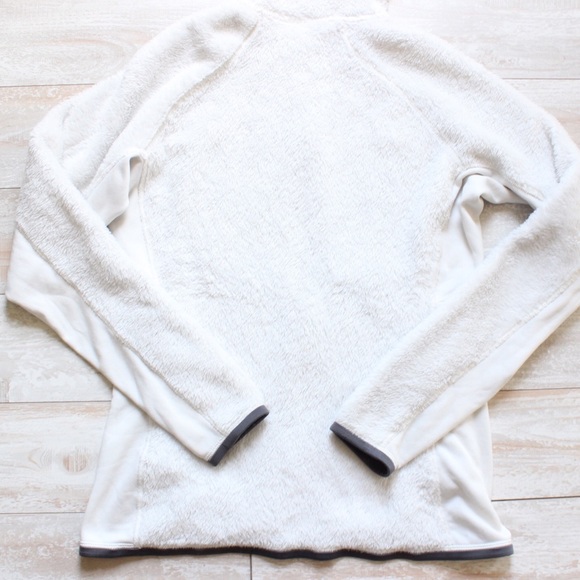 Patagonia Full Zip Sweater⭐️ white, size medium - Picture 3 of 14